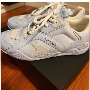 Versace Galaxia Leather Sneakers Size 37